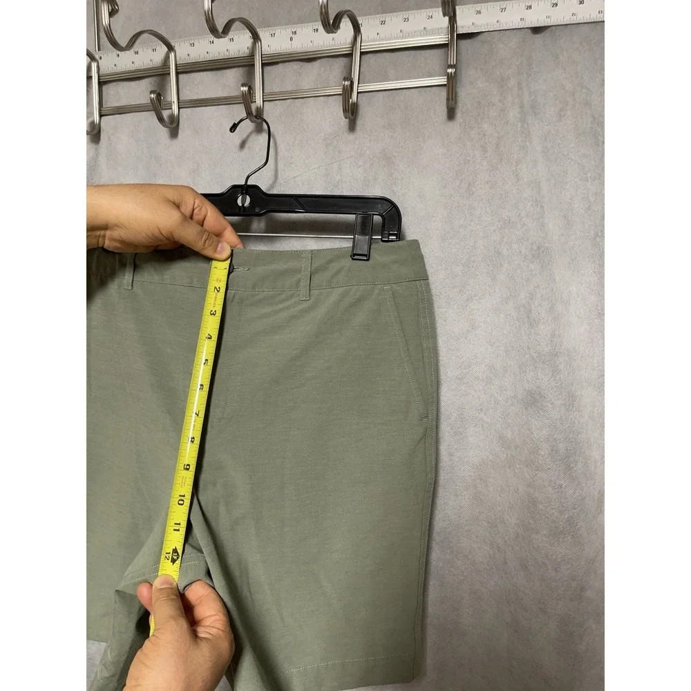 Faherty Shorts Men 32 Green Performance Belt Loop All Day Hybrid Versatile Swim